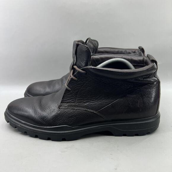 Ecco CityTray Avant Chukka Boots Men Size 12 12.5 US Brown Leather Comfort Shoes main image 7